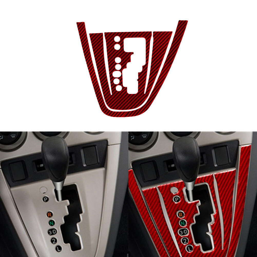 Red Carbon Fiber Interior Full Sets Cover Trim Kit for Toyota Matrix 2009-2014