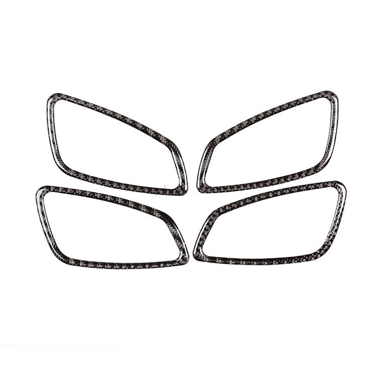 Carbon fiber interior door handle protectors suitable for BMW 3 Series E90 E92 (2005-12-)