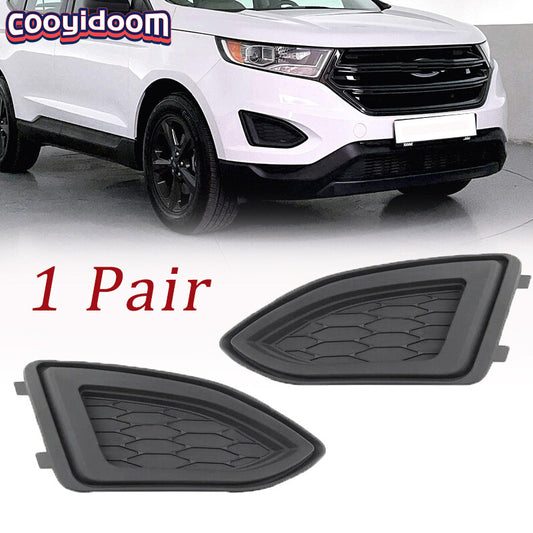 Front bumper fog light trim cover frame grille for Ford Edge 2015 - 2018