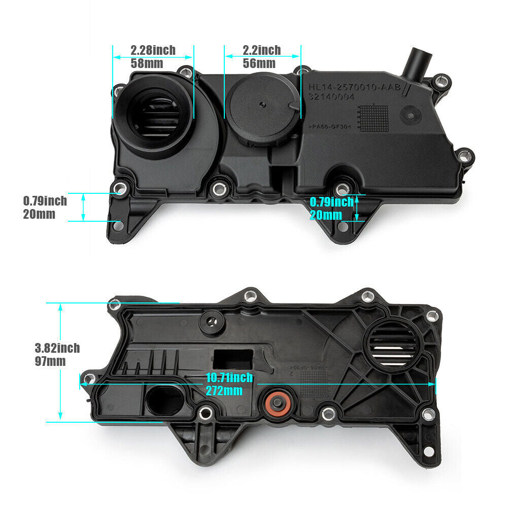 Suitable for Volvo XC70 S80 XC90 S90 V60 2.0L PCV oil valve rocker cover (model 31316184)