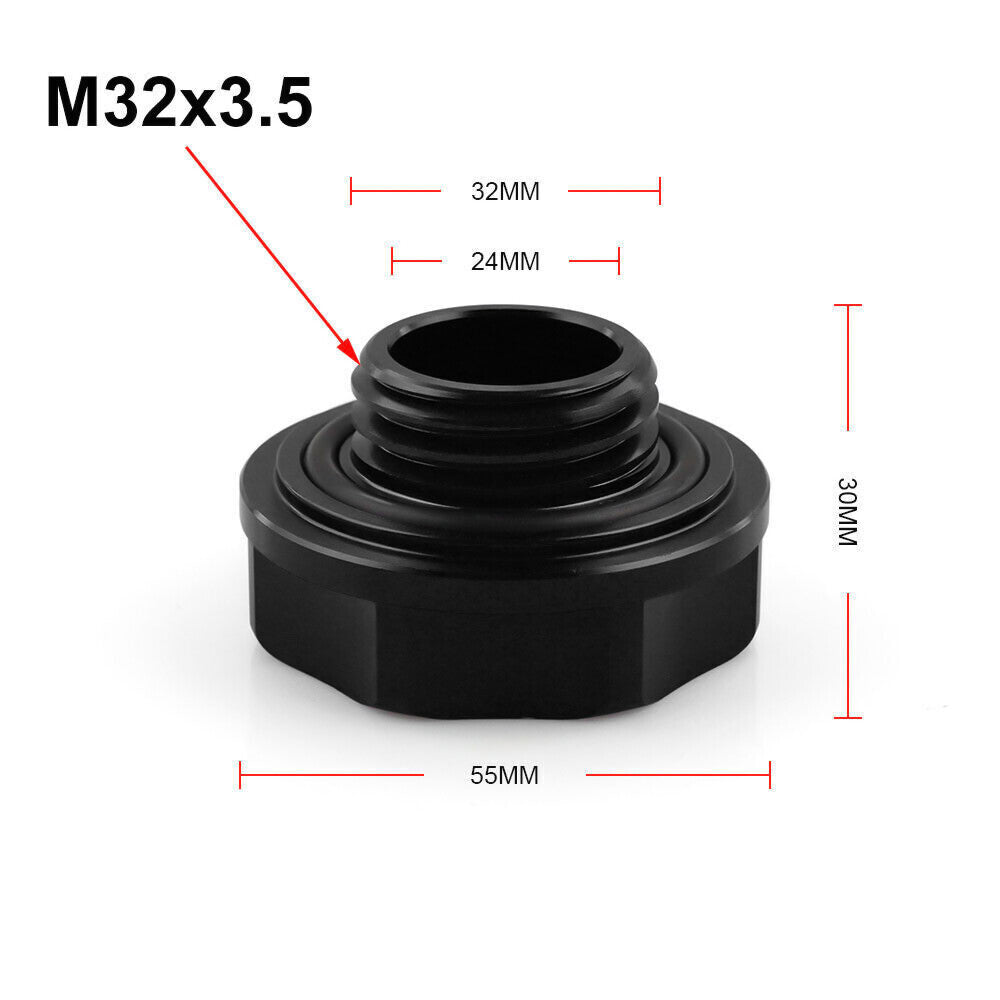 JDM Black Screw-In Engine Oil Filler Tank Cap Valve Cover for Honda for Acura for Civic