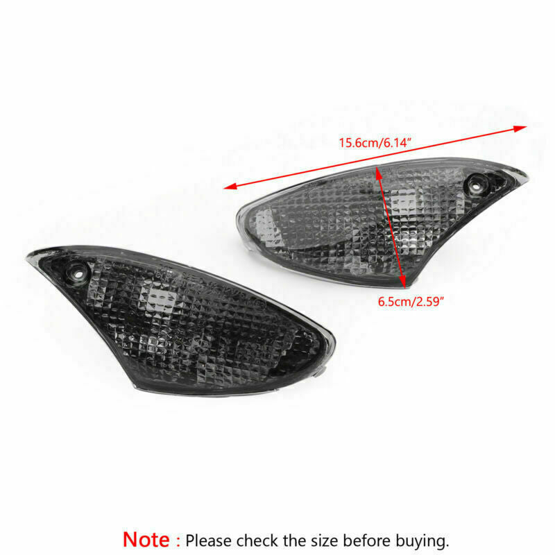 Vorne Blinker Gl?ser Lampe Glas Signal Linse f¨¹r for BMW K1200S  K1300S rauchgrau