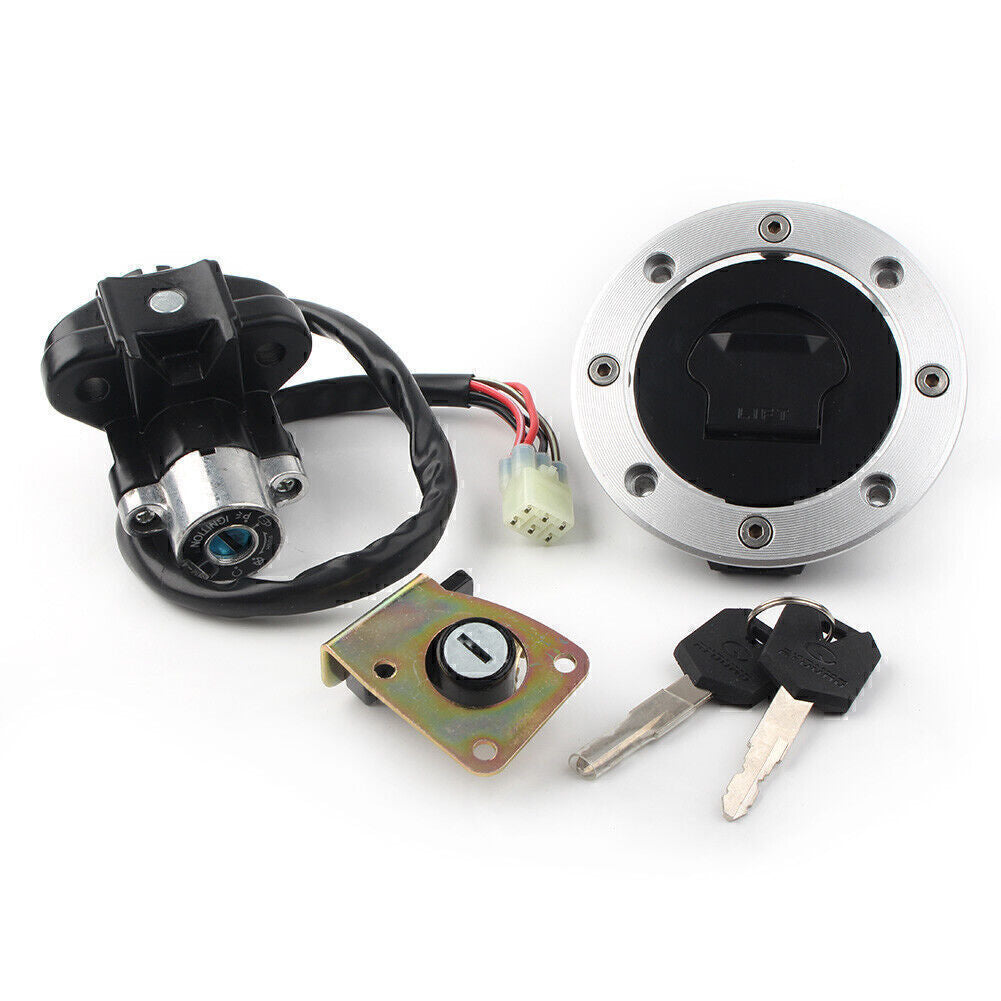 Ignition Switch Gas Cap for Seat Lock Key Set for Suzuki GSXR600 GSXR750 1997-00