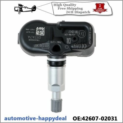 4X for LEXUS IS300H TPMS TYRE PRESSURE MONITOR SENSOR IS300H AVE30 42607-30070