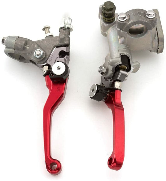 Brake Master Cylinder Clutch Perch Levers Kit for Kawasaki BN125 Eliminator 01-0