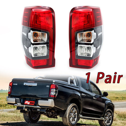 2-Piece Rear Taillight Reverse Brake Light Set for Mitsubishi L200 Triton 2019-2020