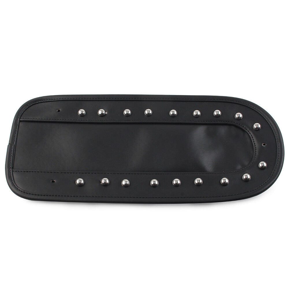 Rear Fender Bib Solo for Seat PU Leather Black for Harley Heritage Softail 2006-17