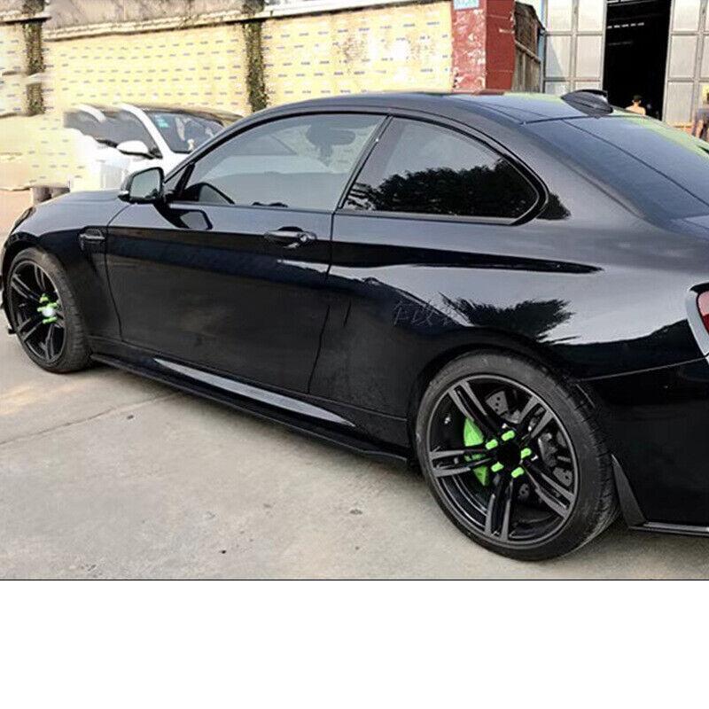 Carbon fiber side skirt extension and splitter kit for 2016-2021 for BMW F87 M2 M2C
