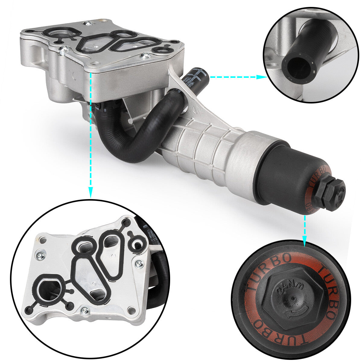 Engine oil filter housing M271 suitable for Mercedes-Benz W204 C250 R172 SLK250 1.8L 12-15