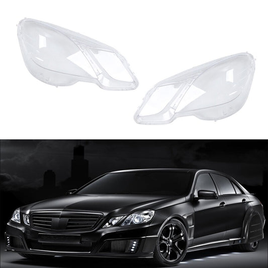 Pair Clear Headlight Lens Lamp Cover For 2009-2012 for Mercedes for Benz E Class W212