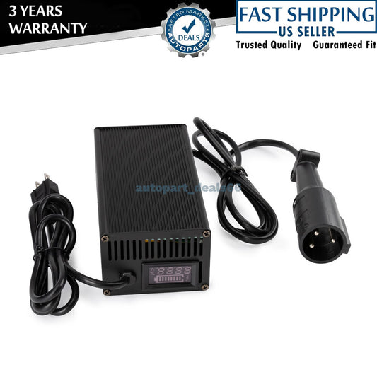 48V 5A For Club Car for Golf Cart Battery Charger 48 Volt 5 Amp Round 3 Pin
