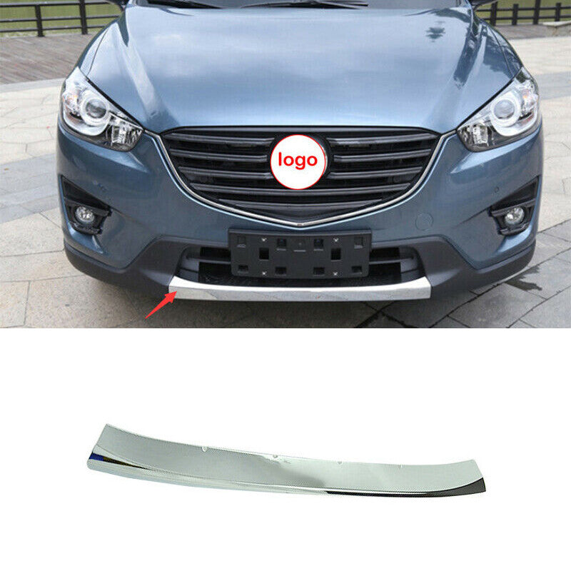 for Mazda CX-5 CX5 2012-2016 ABS Chrome Front Bumper Lip Trim protection Cover