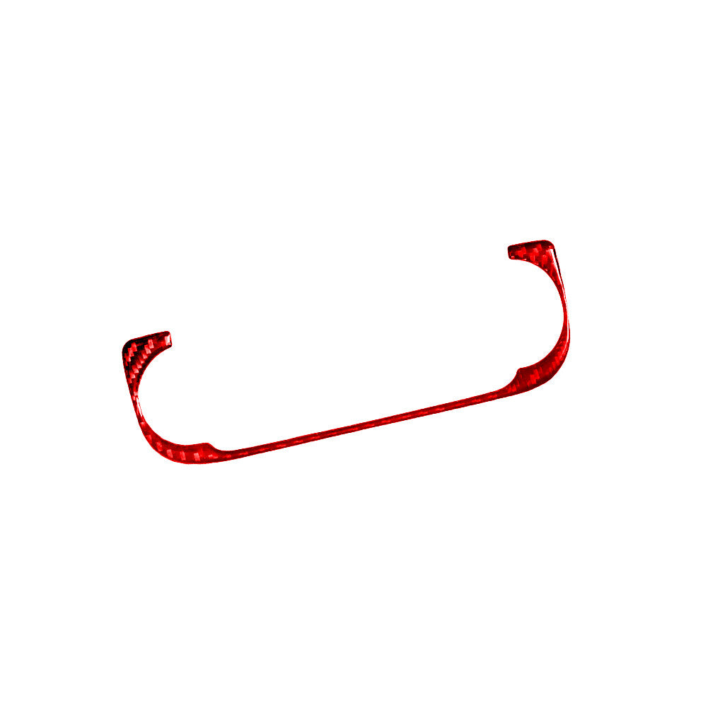 Red Carbon Fiber Climate Control Buttons Trim for Mitsubishi Outlander 2014-2016