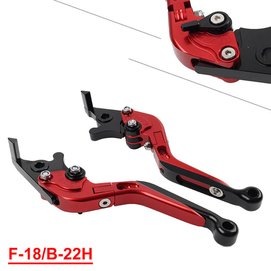 Red CNC Folding Extendable Brake Clutch Levers for BMW S1000XR 2015-2021