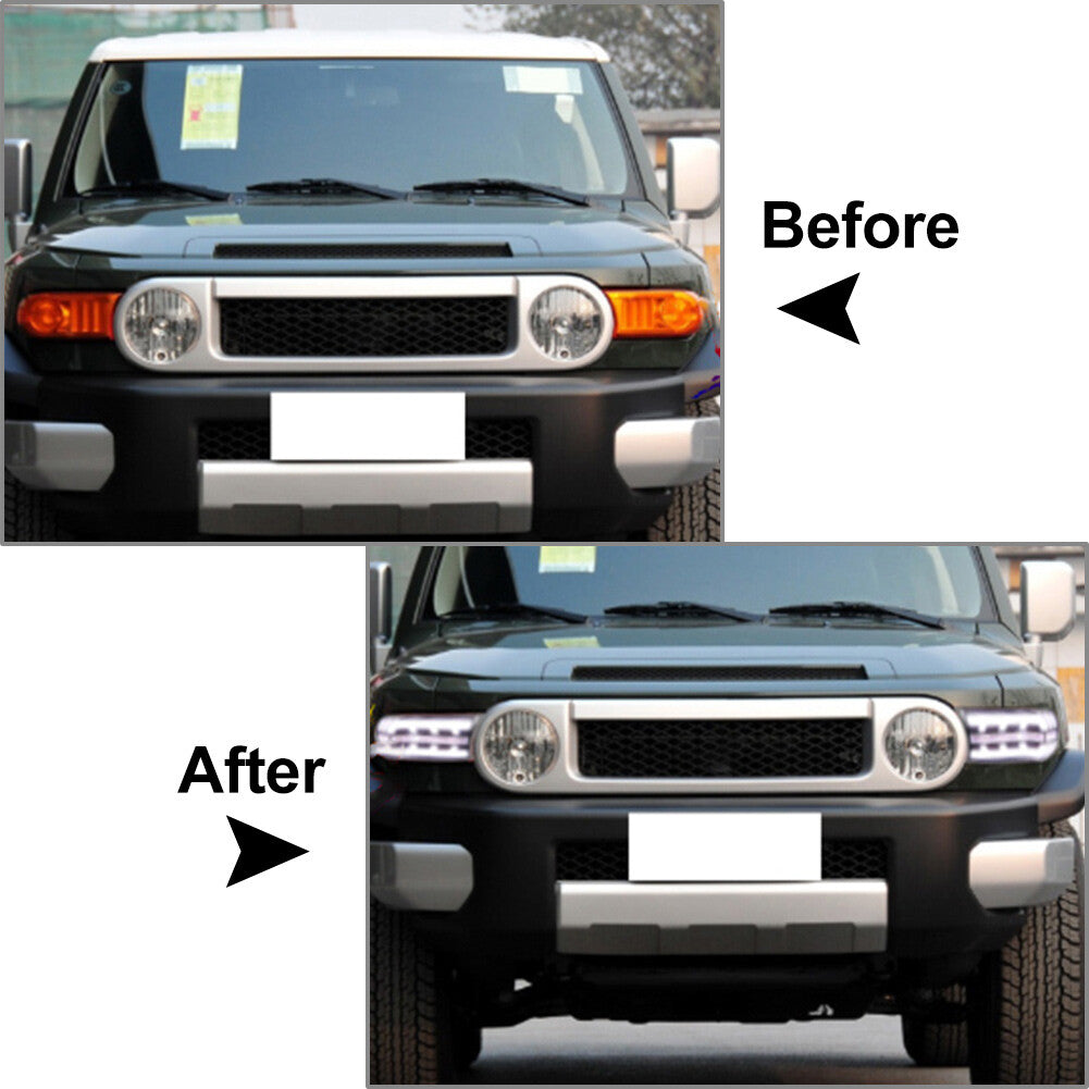 Fog Lamp Daytime Running Light DRL Turn Signal Light for Toyota FJ Cruiser 07-21