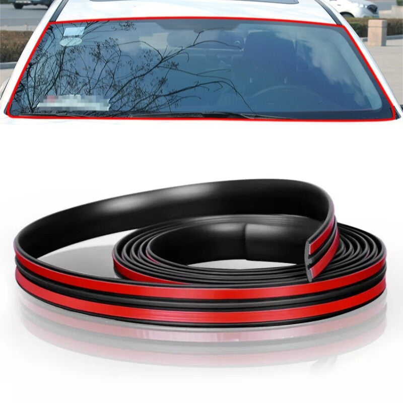 5m/16Ft Car Windshield Weather Strip Sunroof Seal Rubber Weather Stripping Trim