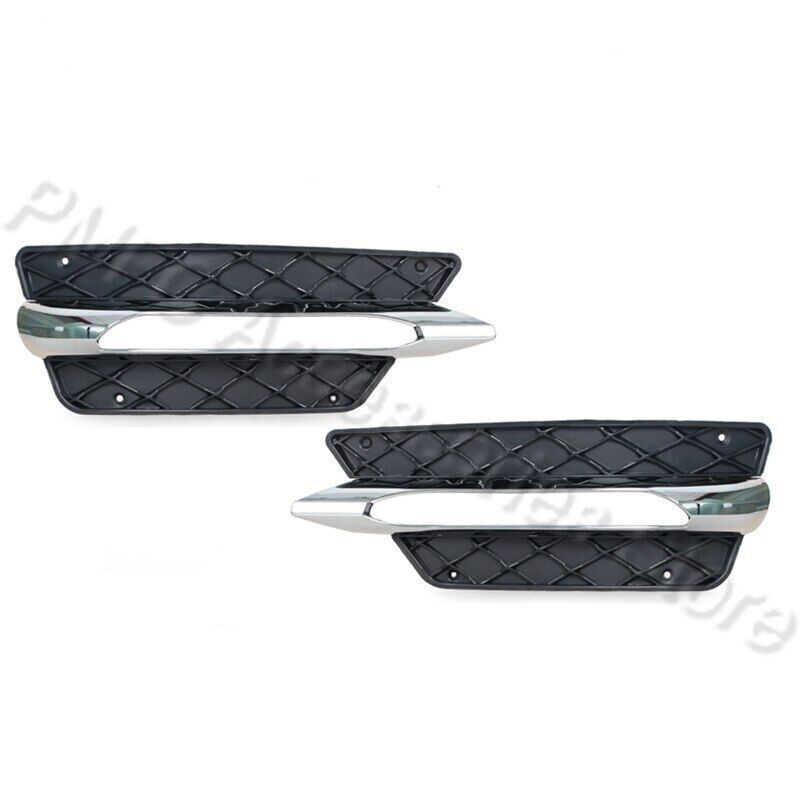 1Pair C-Class Chromium Fog Lamp Cover For 2012-2014 for Mercedes-Benz W204 C250 C350