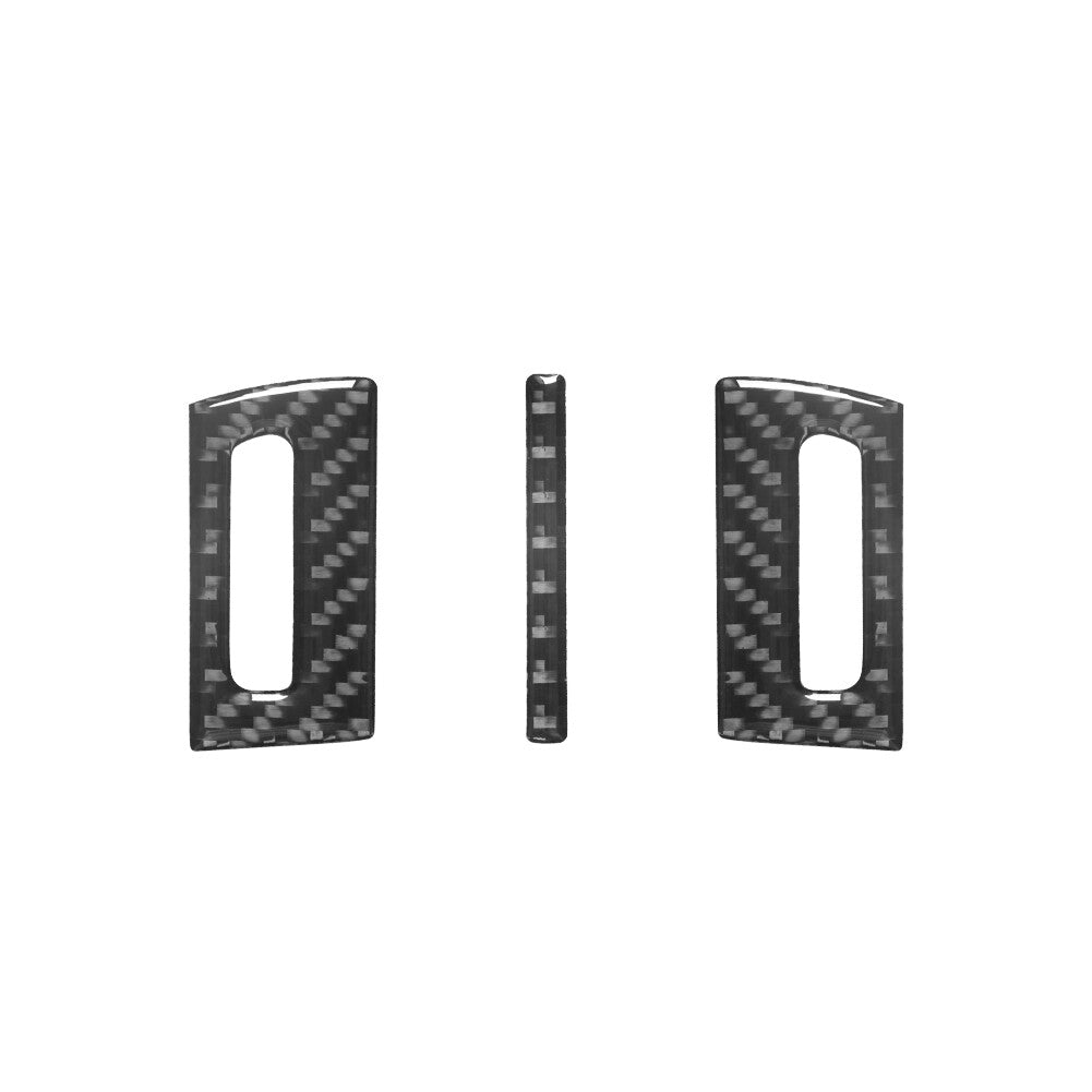 3Pcs Carbon Fiber Center Air Vent Cover Trim For Land for Range Rover Sport 2014-17