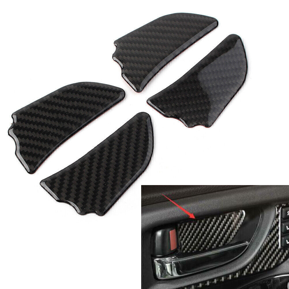 4 Pcs Interior Door Bowl Cover Trim for Subaru Forester 2013-2018 2017 2016 2014