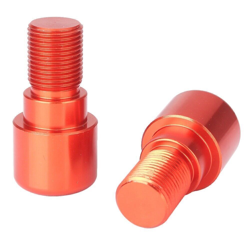 Fit for Yamaha YZF R6 1999-05 YZF R6S 2006-12 18mm Handle Bar End Grips Plug Orange