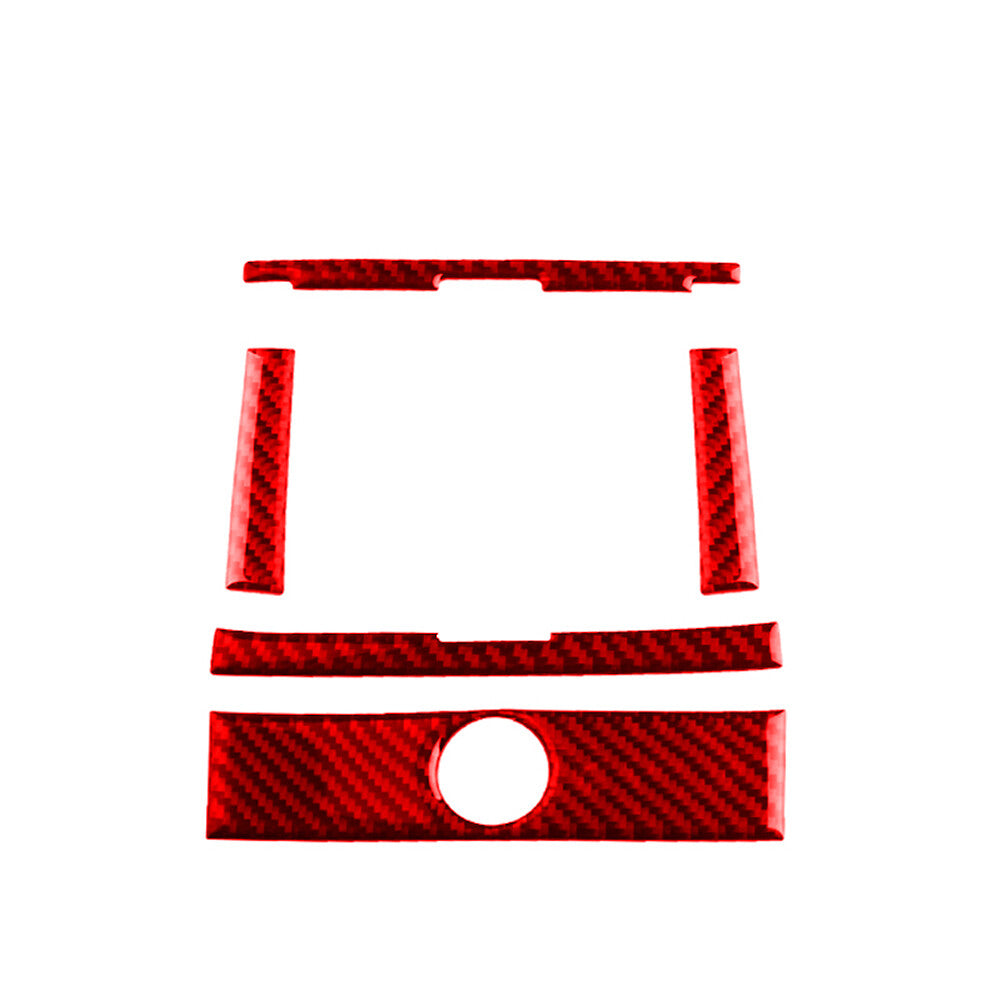 Red carbon fiber rear for seat ventilator trim is suitable for BMW 3 Series F30 F34