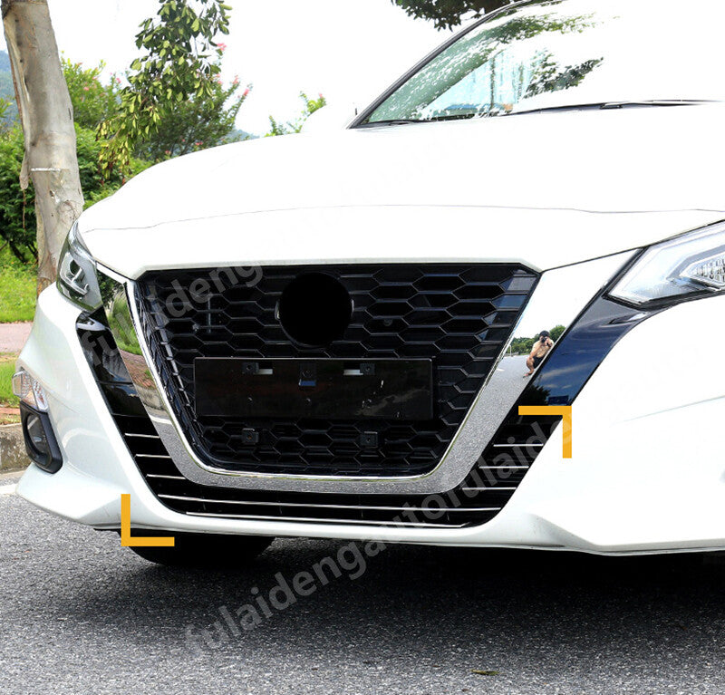 for Nissan Altima 2019-2022 silver Front Center Bumper Grille Grill Cover Trim