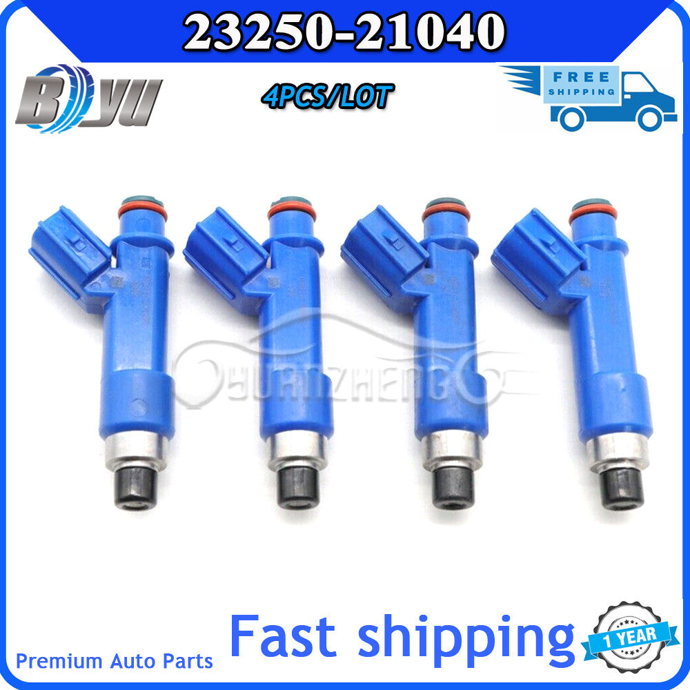4-piece fuel injector kit 23250-21040 suitable for Toyota Yaris 1.5L and for Corolla 1.8L (2006-2014)