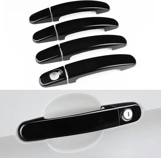 ABS for Ford 2024-25 Ranger Gloss Black Door Handle Cover Trim No for Smart Keyhole