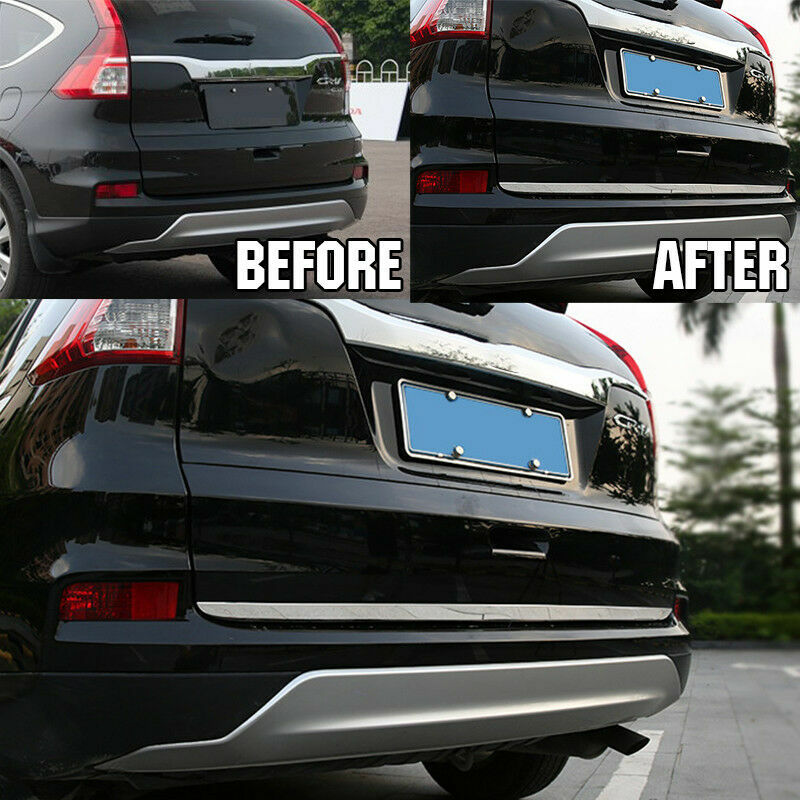 for Honda CR-V CRV 2012-2016 Chrome Rear Tailgate Trunk Molding Cover Trim Strip