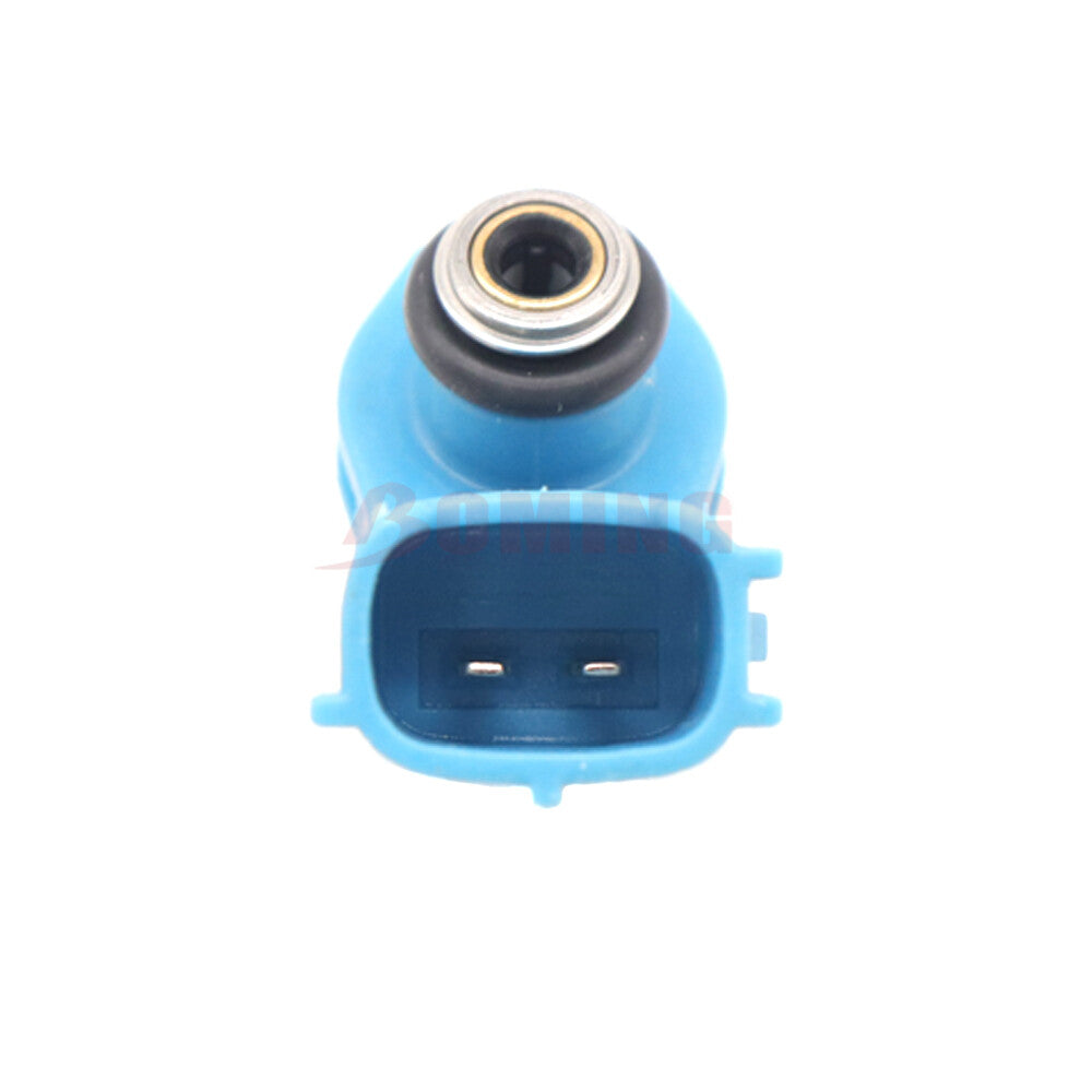 Four new 6C5137610000 fuel injectors for Yamaha 40HP, 50HP, and 60HP 4-stroke engines. (6C5-13761-)