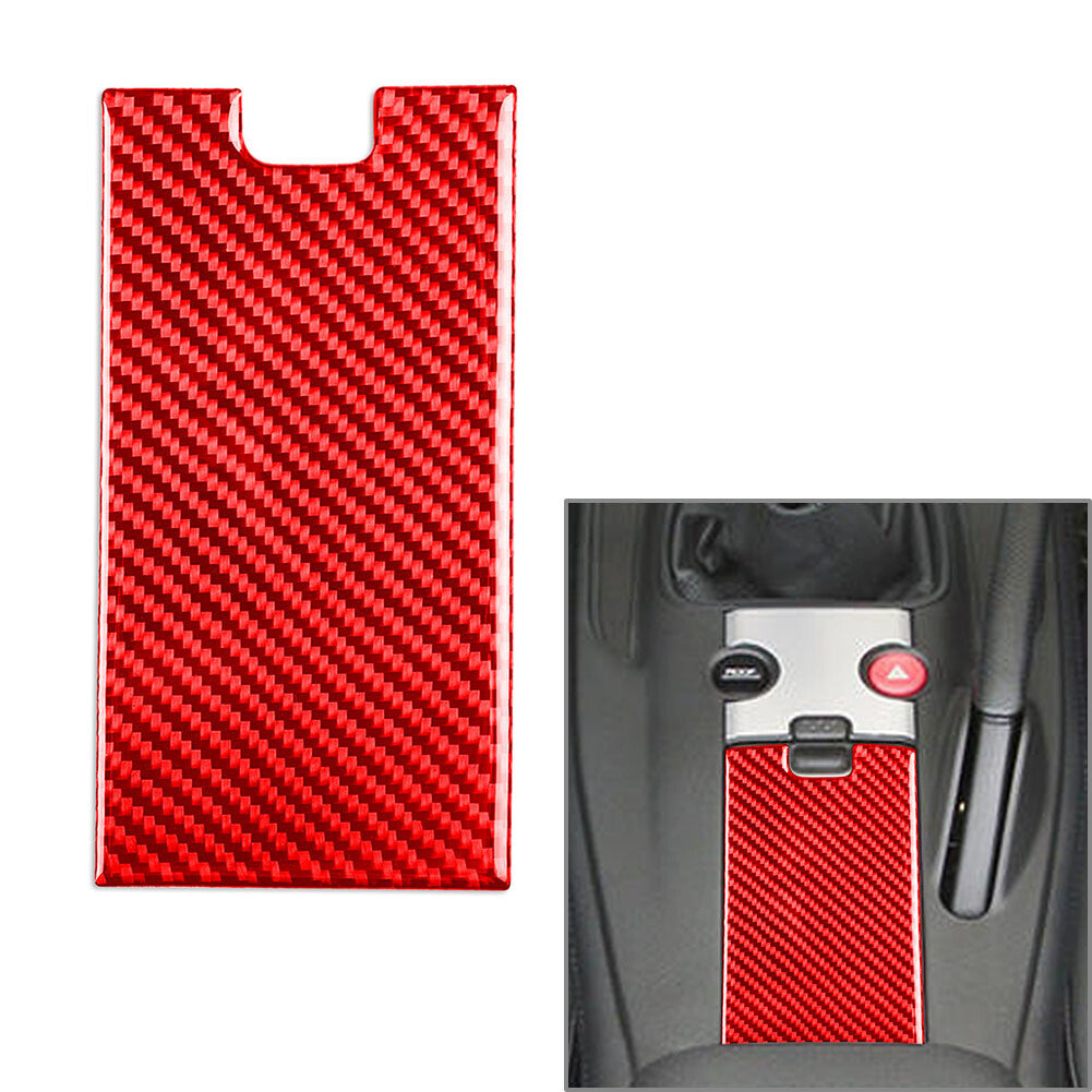 Center Console Storage Box Panel Cover Trim for Honda S2000 2004-2009 Carbon Red