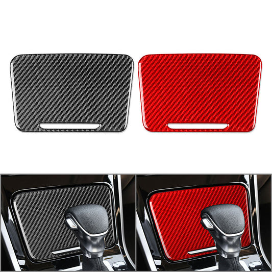 Carbon Fiber Center Console Storage Box Panel Trim Cover for Kia Forte Cerato K3
