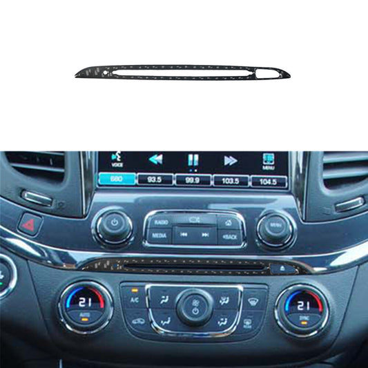 CD Frame Panel Trim Cover Carbon Fiber Interior for Chevy Impala 2014-2020