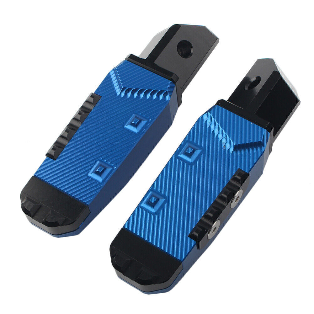 Rear Passenger Foot Pegs Pedal Pads for Honda CBR600RR F5 CBR600 F4/F4I Blue