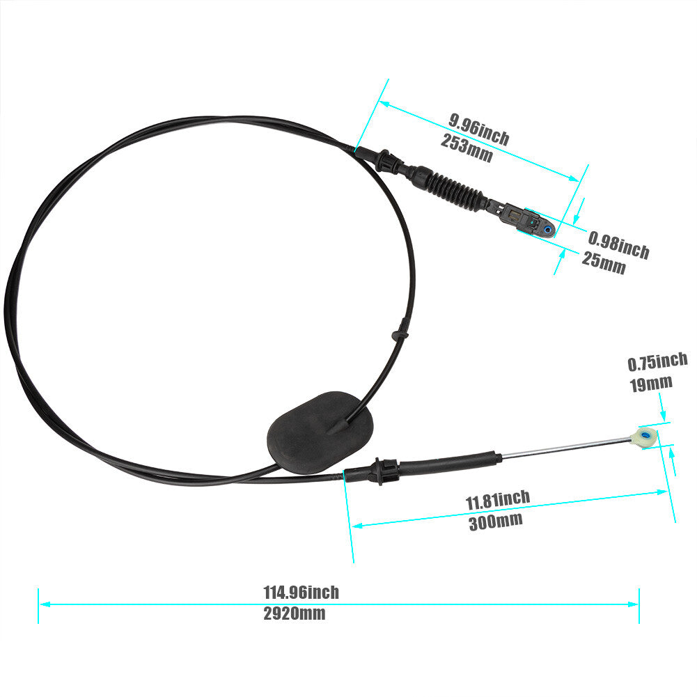 1X Automatic Transmission Shifter Cable 15037353 for Chevrolet for GMC K2500 for Yukon