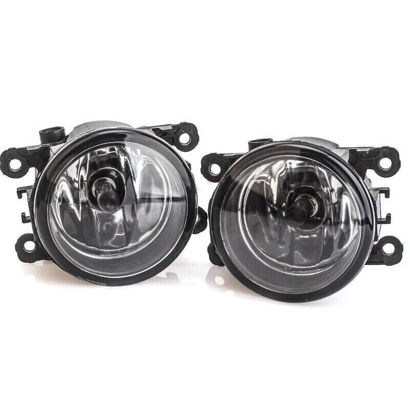 Fog Light Lamps+Covers Trim W/Bulbs Kit for Land Rover LR2 Freelander 2013-2016