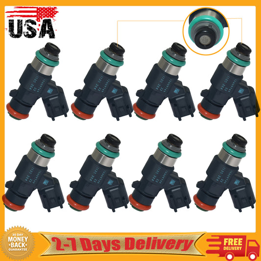 8x Fuel Injector for Sierra for GMC Silverado1500 for Yukon for Escalade for Hummer H2 12609749