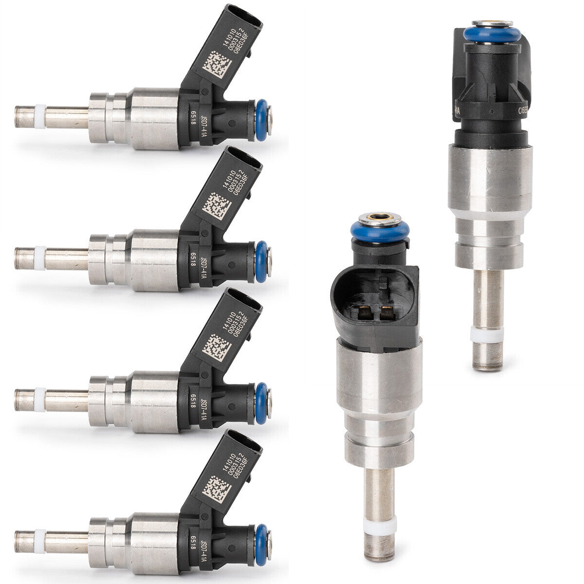 6Pcs 06E906036F Fuel Injectors For 2008-2012 for Audi Q5 for A4 for A5 for A6 2.0 2.8L 3.0L 3.2L