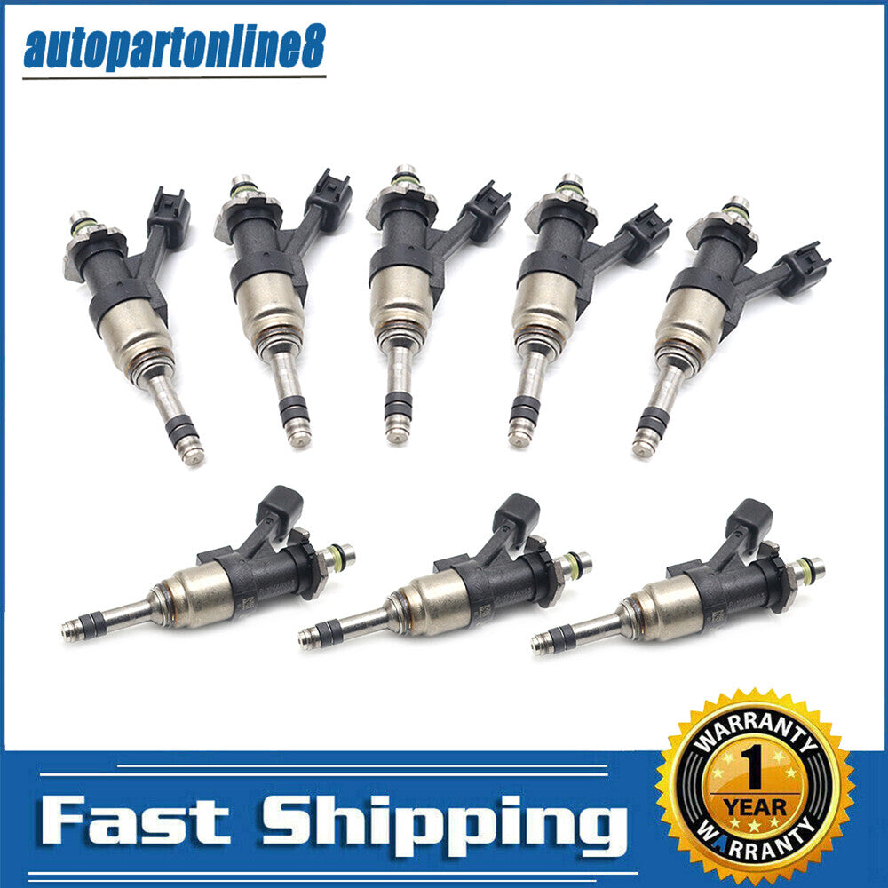 8PCS Fuel Injectors 12668393 for Cadillac Camaro for Chevrolet 6.2L V8