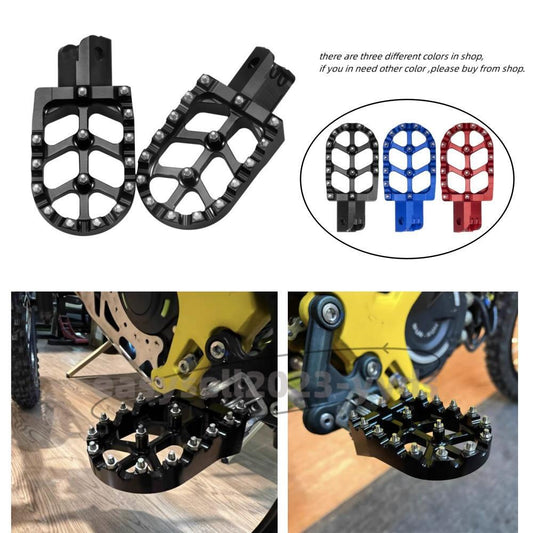 1x Pair CNC Black Foot Pegs Rests Pedals For SX125 150 250 SXF/XCF/250/350/450