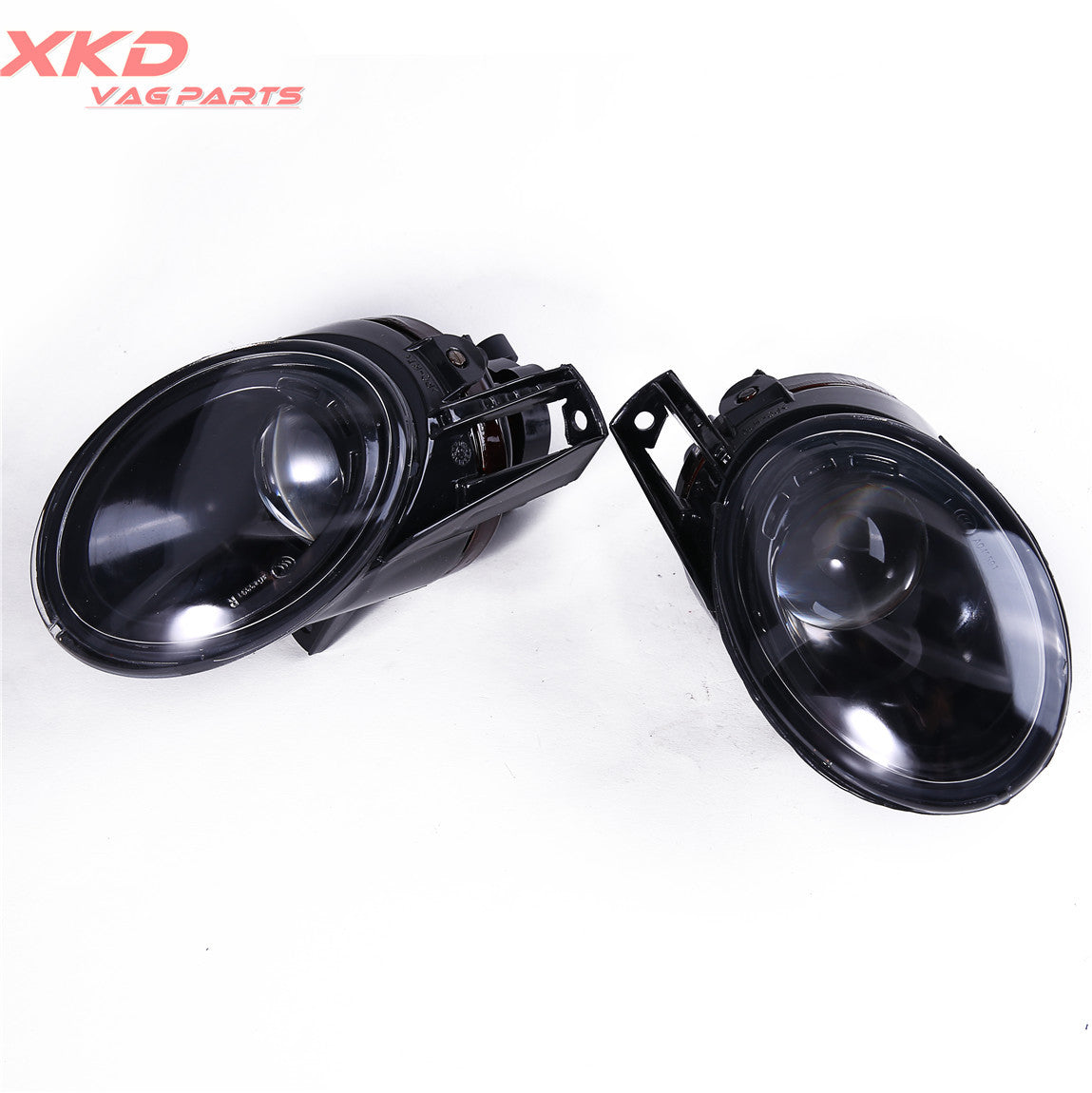 Pair Of Front Clean Lens Convex Fog Lights Fog Lamps for VW for Passat B6 3C 06-11