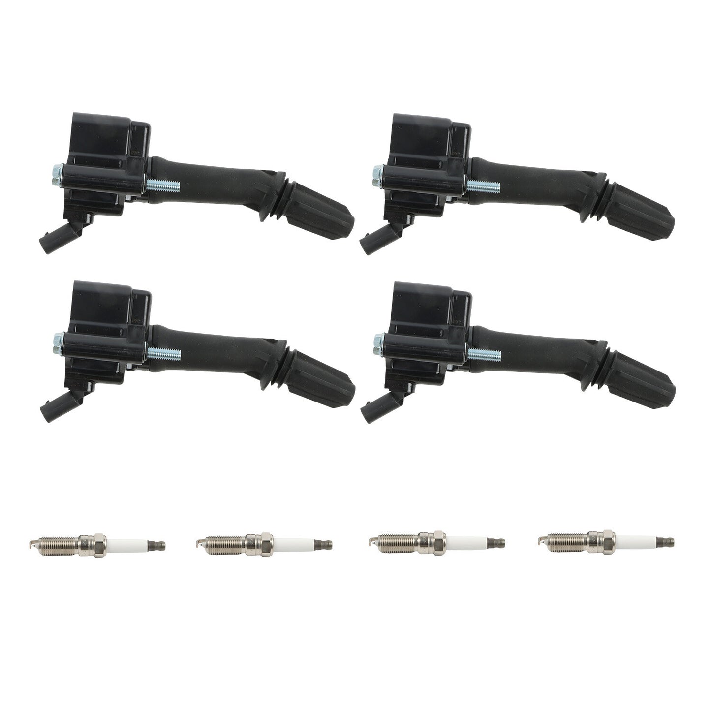 4 Ignition Coils+ 4 Iridium Spark Plugs for Chevrolet Equinox 2018-2020 UF802