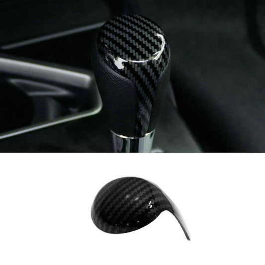 for Toyota for Corolla 14-2019 Carbon Fiber Style Auto Gear Shift Knob Trim Cover 1X