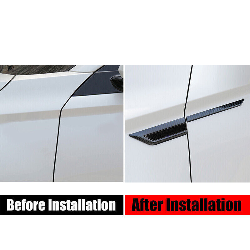 4X Carbon Fiber Look Front Side Door Fender Cover Trim for Nissan Altima 19-2024