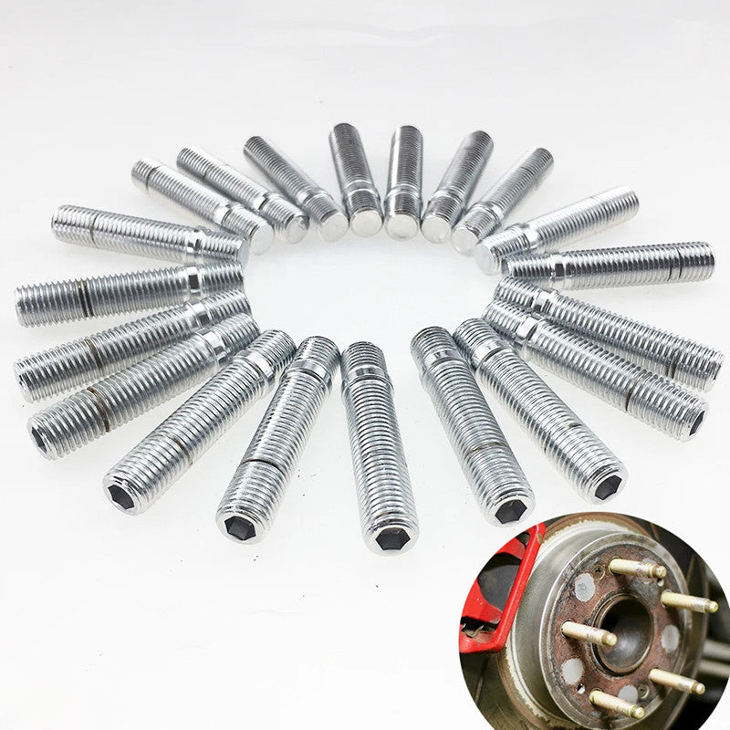 20-piece pack of M121.25 to M12x1.5 extended wheel stud converter lug bolts and screws adapters