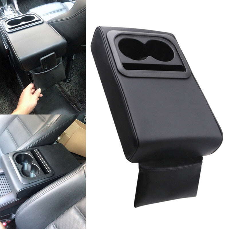 1-Piece Car Armrest Cushion, Elbow Support, Rear for Seat Cup Holder ( )