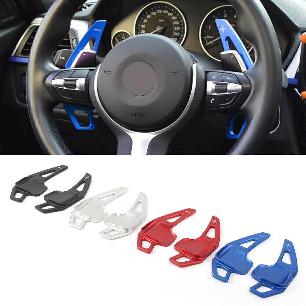 For BMW3 BMW5 F10 / F30/F80 Aluminium Pair Wheel Steering Paddle Shift extention