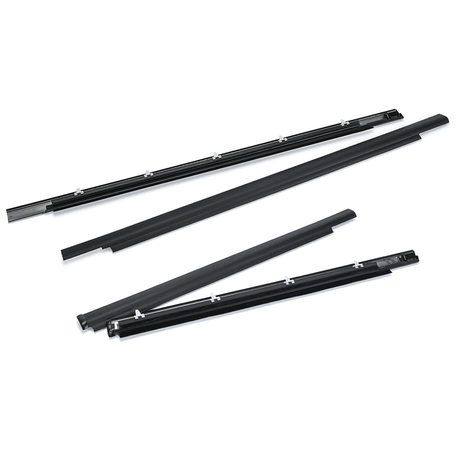 for Toyota 01-07 Sequoia Door Belt Molding Trim Seal Weatherstrip Full Set 4pc