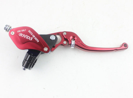 7/8 Red CNC Right Brake Master Cylinder Lever Pit Trail Dirt Bike Moped Scooter