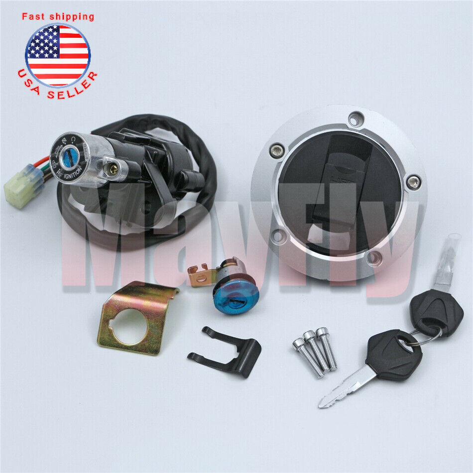 Fit for Suzuki GSXR1000 2009-2015 K9 Ignition Switch Lock Fuel Gas Tank Cap Key